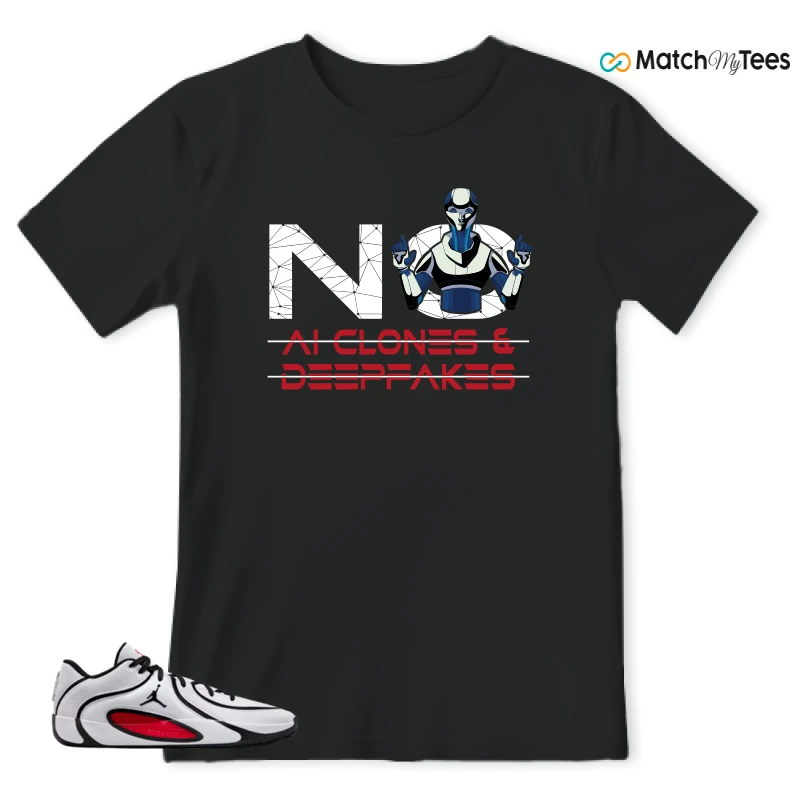 NIKE AIR JORDAN TATUM 4 WHITE UNIVERSITY RED SNEAKER Matching Tees t-shirt