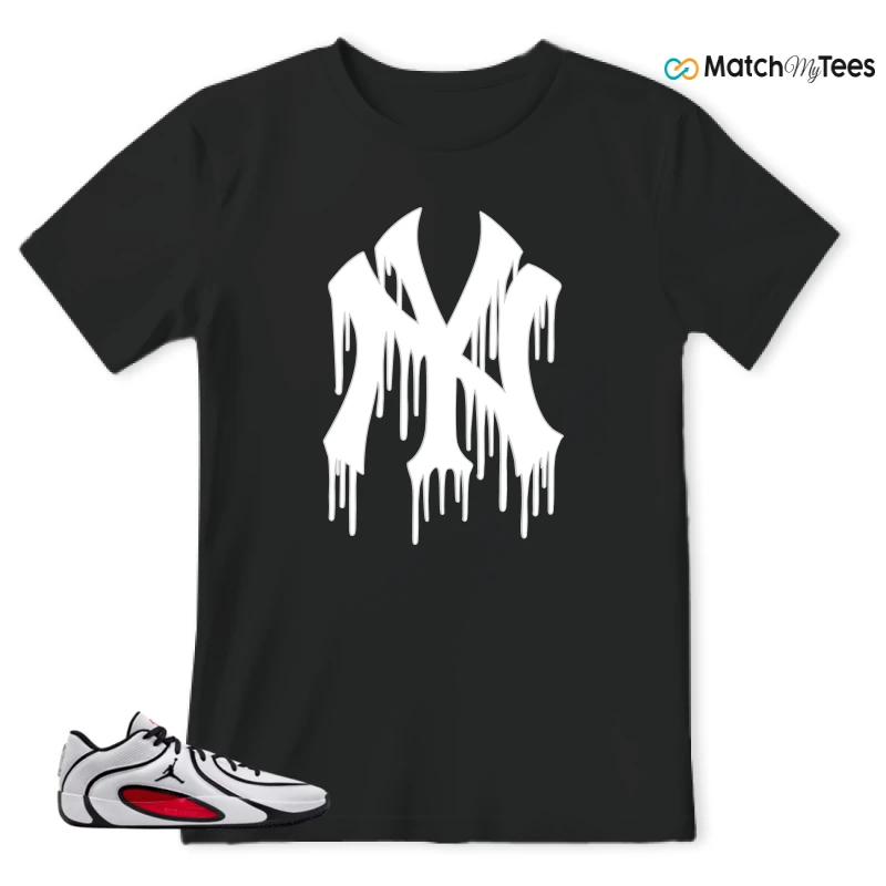 NIKE AIR JORDAN TATUM 4 WHITE UNIVERSITY RED SNEAKER Matching Tees t-shirt