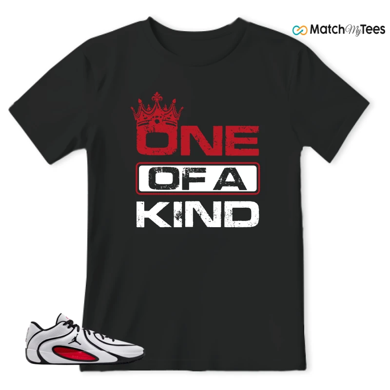 NIKE AIR JORDAN TATUM 4 WHITE UNIVERSITY RED SNEAKER Matching Tees t-shirt