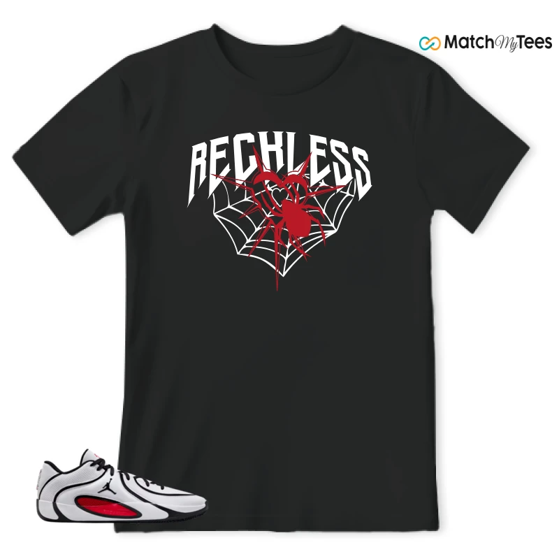 NIKE AIR JORDAN TATUM 4 WHITE UNIVERSITY RED SNEAKER Matching Tees t-shirt