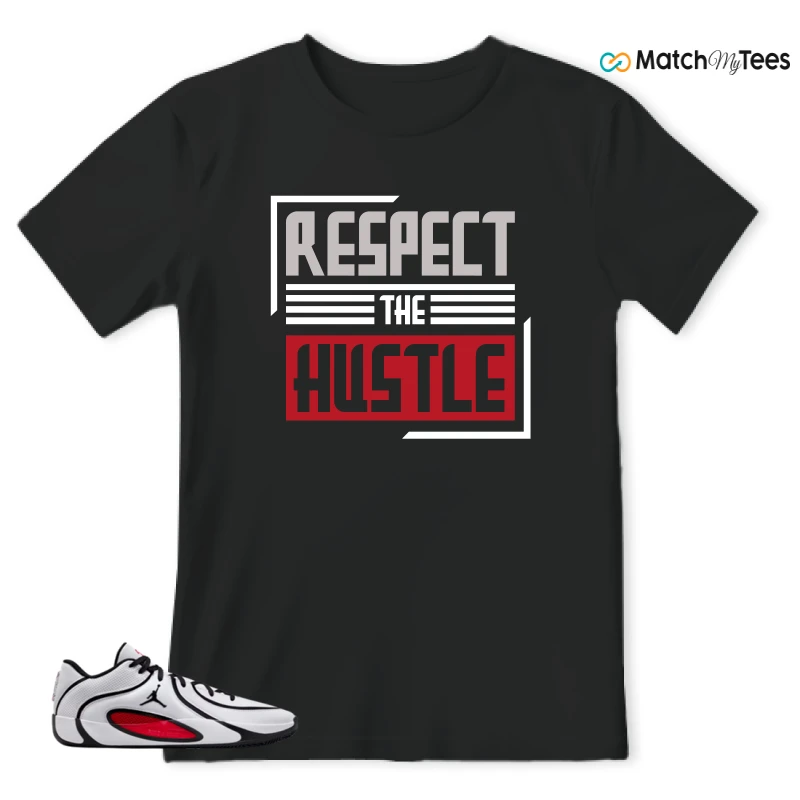 NIKE AIR JORDAN TATUM 4 WHITE UNIVERSITY RED SNEAKER Matching Tees t-shirt