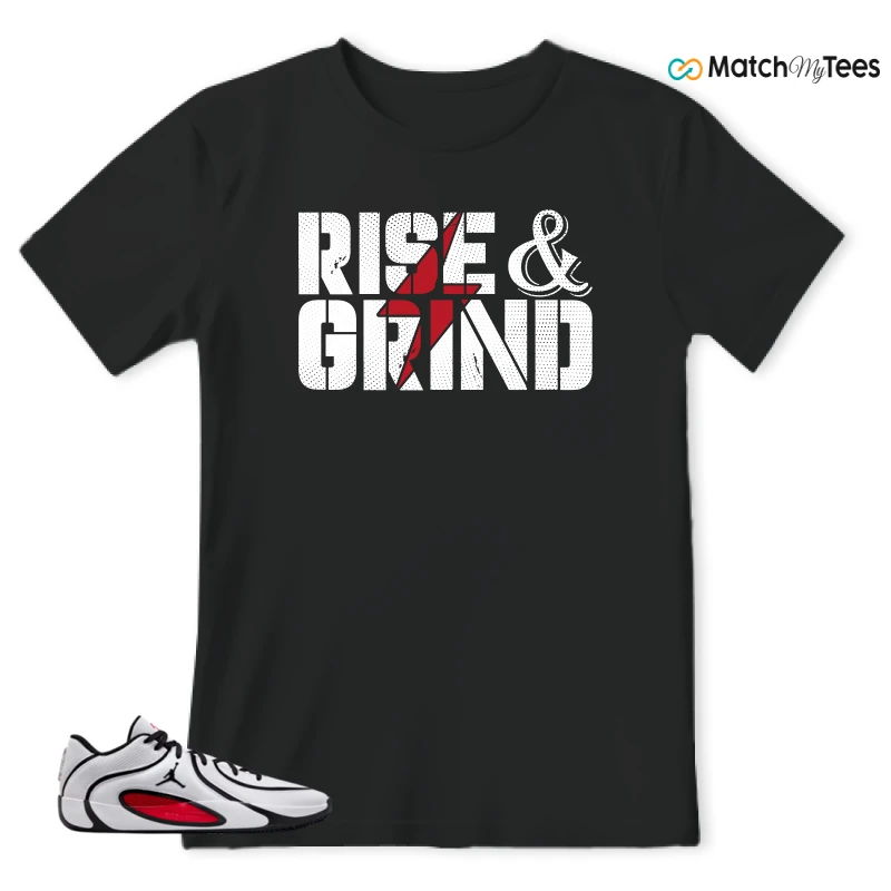 NIKE AIR JORDAN TATUM 4 WHITE UNIVERSITY RED SNEAKER Matching Tees t-shirt