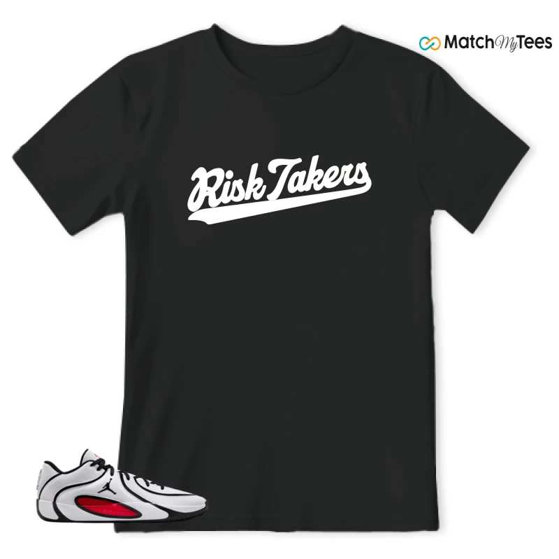 NIKE AIR JORDAN TATUM 4 WHITE UNIVERSITY RED SNEAKER Matching Tees t-shirt