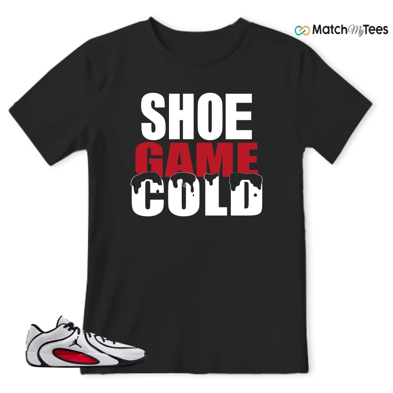 NIKE AIR JORDAN TATUM 4 WHITE UNIVERSITY RED SNEAKER Matching Tees t-shirt