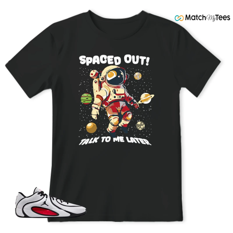 NIKE AIR JORDAN TATUM 4 WHITE UNIVERSITY RED SNEAKER Matching Tees t-shirt