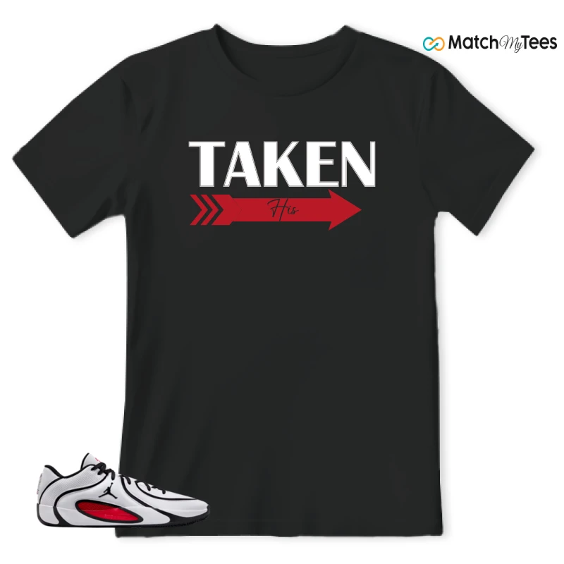 NIKE AIR JORDAN TATUM 4 WHITE UNIVERSITY RED SNEAKER Matching Tees t-shirt