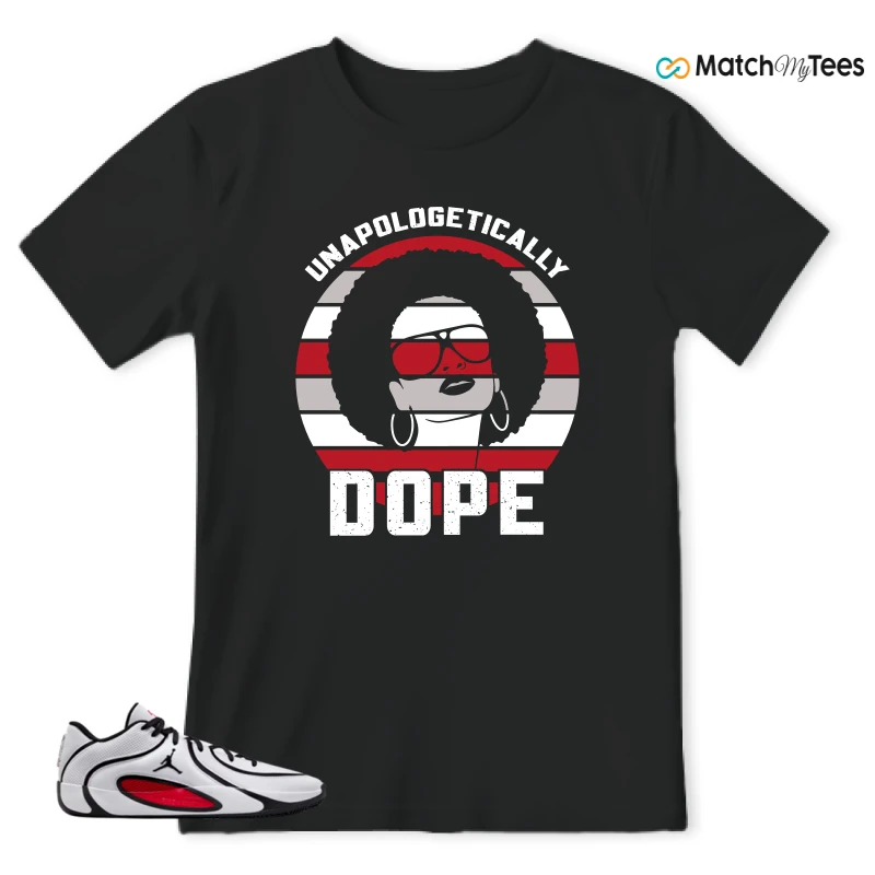 NIKE AIR JORDAN TATUM 4 WHITE UNIVERSITY RED SNEAKER Matching Tees t-shirt