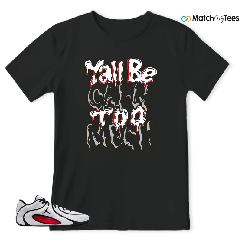 NIKE AIR JORDAN TATUM 4 WHITE UNIVERSITY RED SNEAKER Matching Tees t-shirt