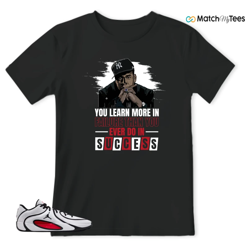 NIKE AIR JORDAN TATUM 4 WHITE UNIVERSITY RED SNEAKER Matching Tees t-shirt