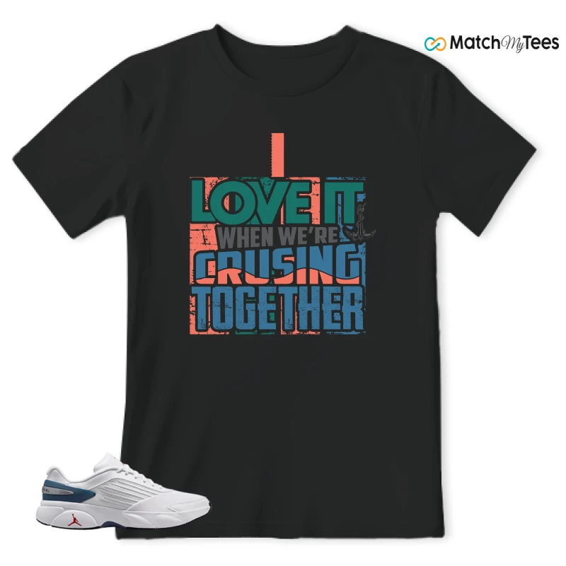 NIKE AIR JORDAN TRUNNER FLOW WHITE TURE BLUE SNEAKER/WHITE/TURE BLUE matching T-shirt