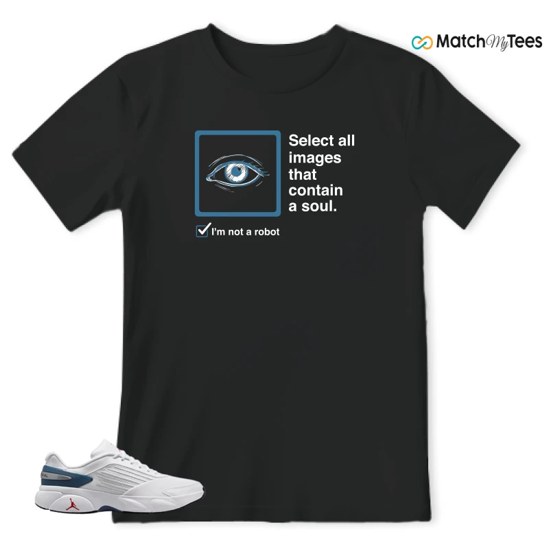 NIKE AIR JORDAN TRUNNER FLOW WHITE TURE BLUE SNEAKER Matching Tees t-shirt