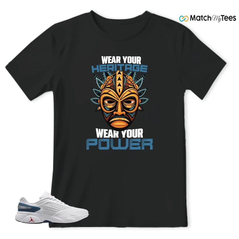 NIKE AIR JORDAN TRUNNER FLOW WHITE TURE BLUE SNEAKER Matching Tees t-shirt