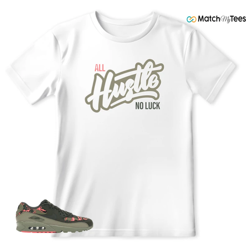 NIKE AIR MAX 90 DIGI CAMO OLIVE SNEAKER Matching Tees t-shirt