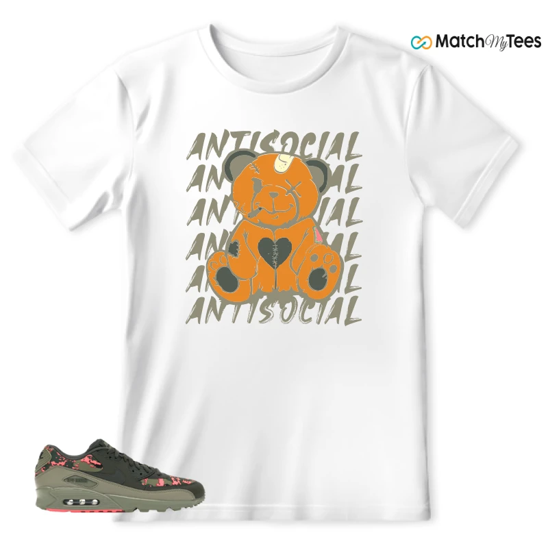 NIKE AIR MAX 90 DIGI CAMO OLIVE SNEAKER Matching Tees t-shirt