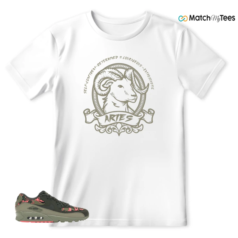 NIKE AIR MAX 90 DIGI CAMO OLIVE SNEAKER Matching Tees t-shirt