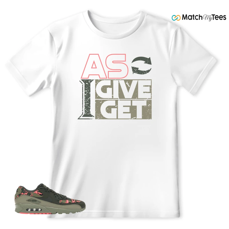 NIKE AIR MAX 90 DIGI CAMO OLIVE SNEAKER Matching Tees t-shirt
