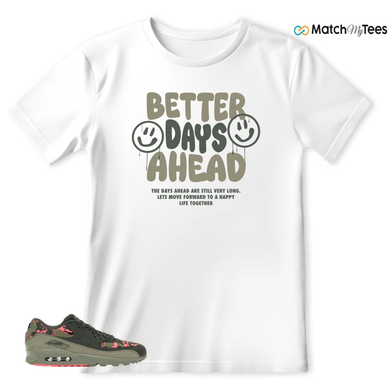 NIKE AIR MAX 90 DIGI CAMO OLIVE SNEAKER Matching Tees t-shirt