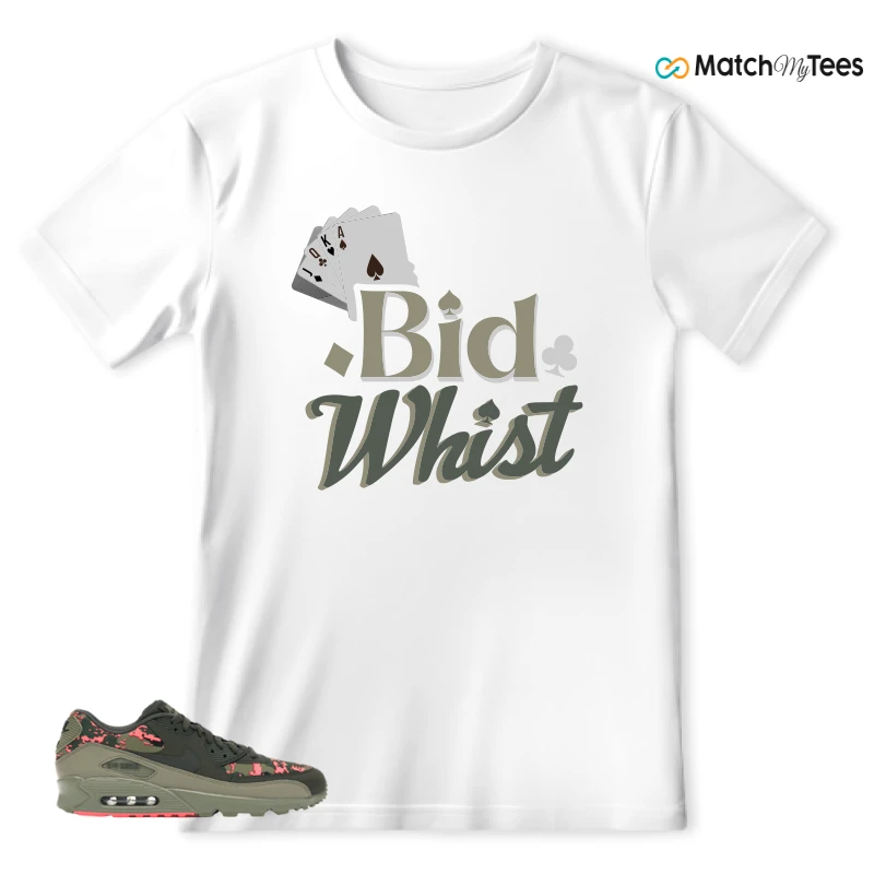 NIKE AIR MAX 90 DIGI CAMO OLIVE SNEAKER Matching Tees t-shirt