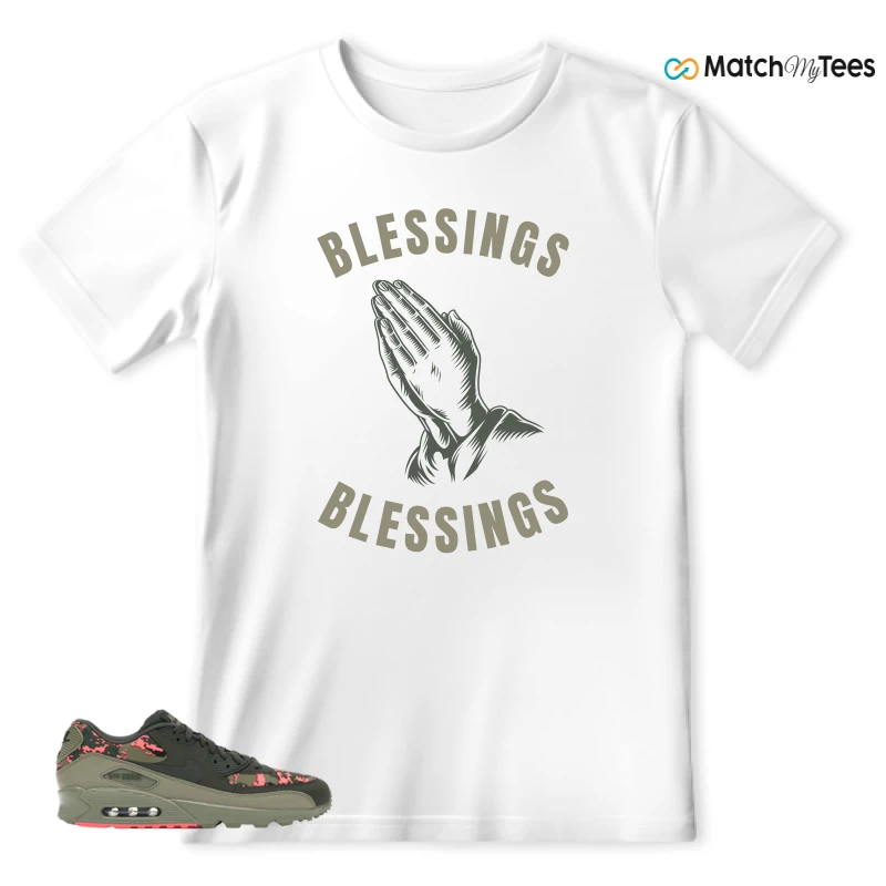 NIKE AIR MAX 90 DIGI CAMO OLIVE SNEAKER Matching Tees t-shirt