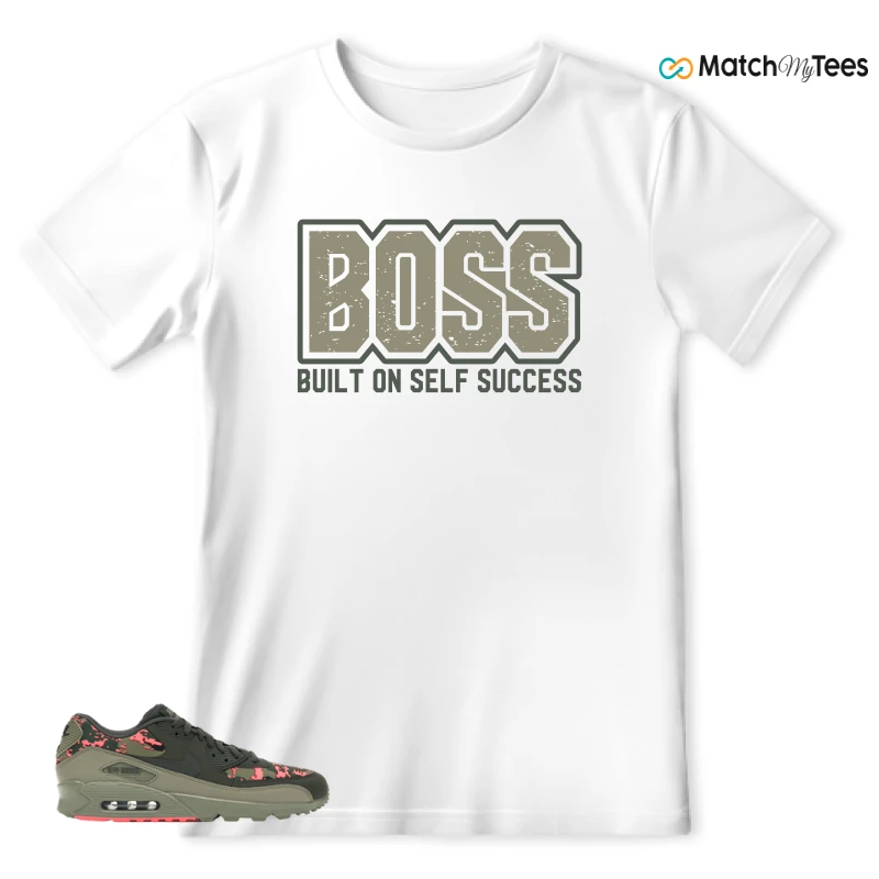 NIKE AIR MAX 90 DIGI CAMO OLIVE SNEAKER Matching Tees t-shirt
