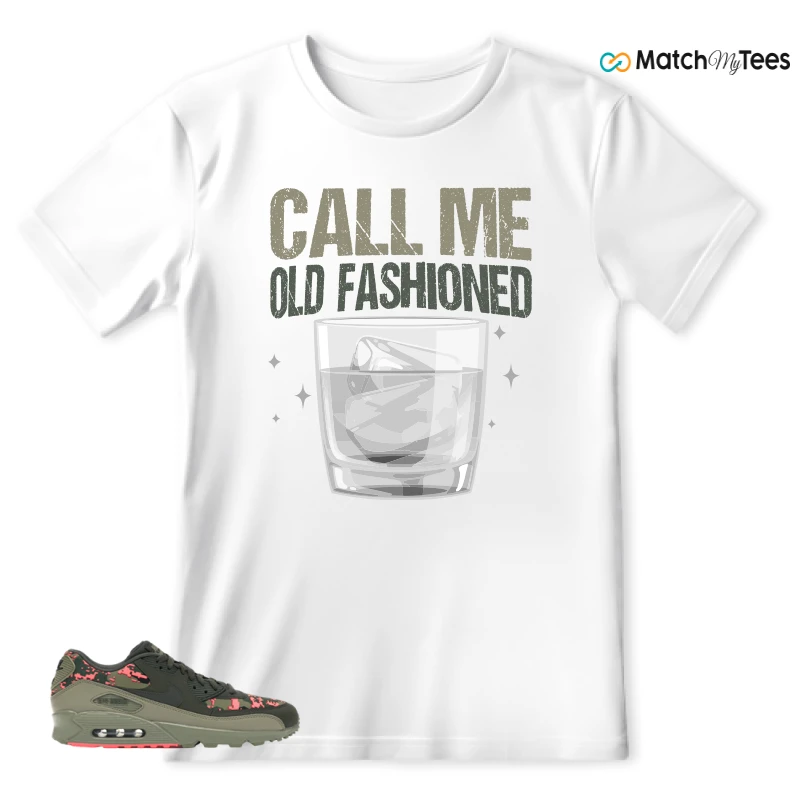 NIKE AIR MAX 90 DIGI CAMO OLIVE SNEAKER Matching Tees t-shirt
