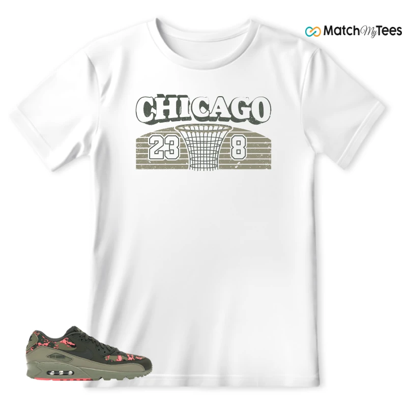 NIKE AIR MAX 90 DIGI CAMO OLIVE SNEAKER Matching Tees t-shirt