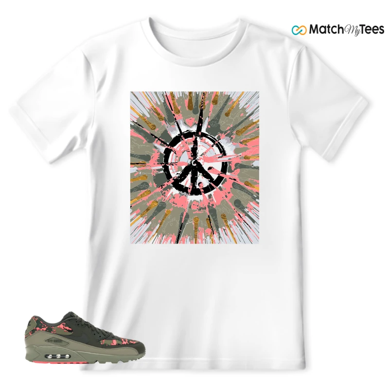 Contemporary Modern Art White matching T-shirt T-shirt