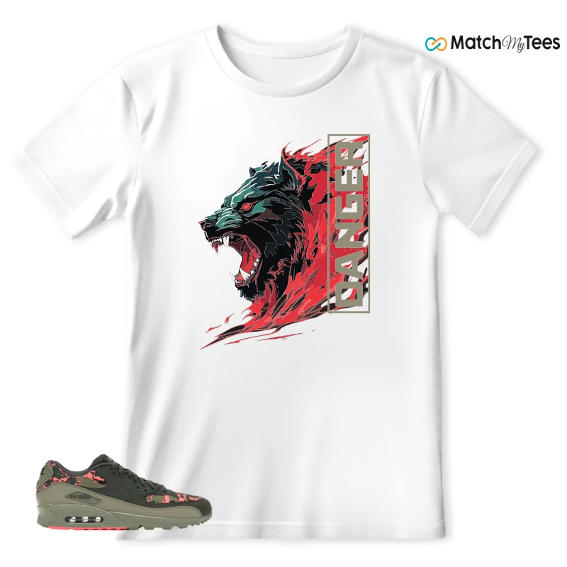 NIKE AIR MAX 90 DIGI CAMO OLIVE SNEAKER Matching Tees t-shirt