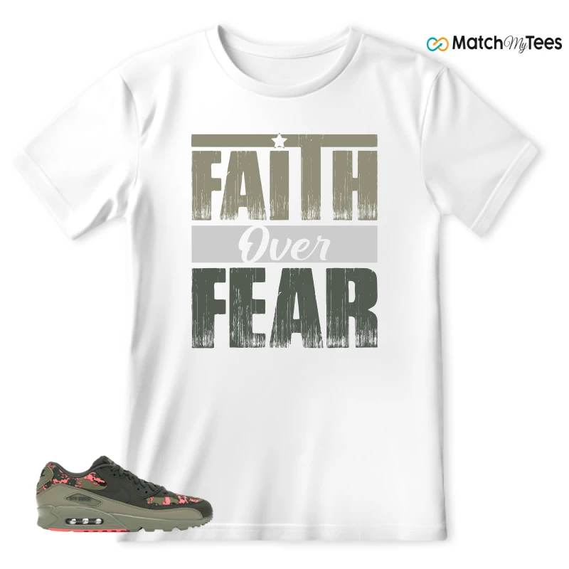 NIKE AIR MAX 90 DIGI CAMO OLIVE SNEAKER Matching Tees t-shirt