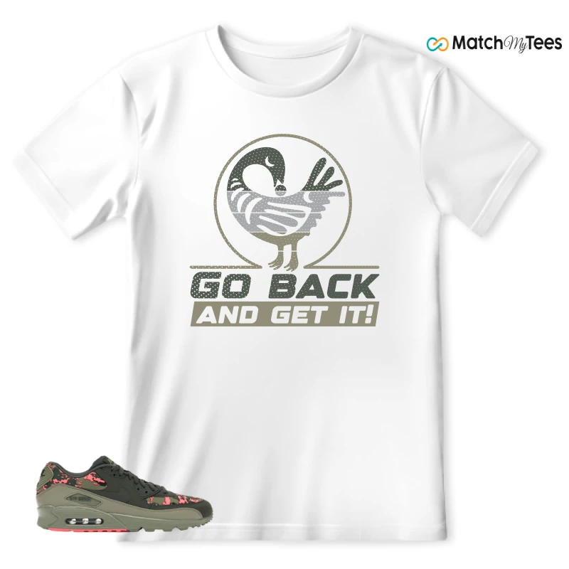 NIKE AIR MAX 90 DIGI CAMO OLIVE SNEAKER Matching Tees t-shirt