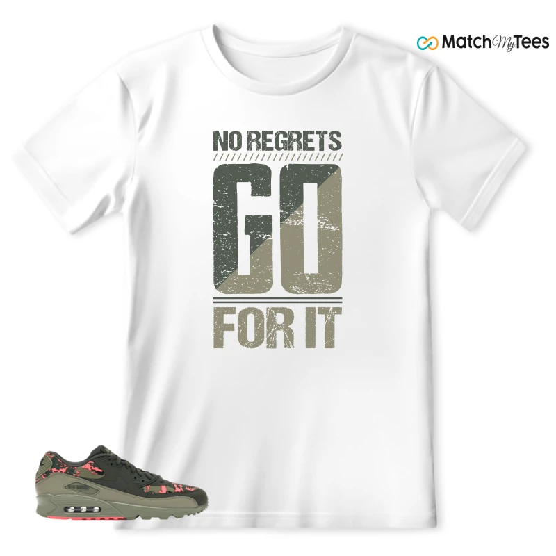 NIKE AIR MAX 90 DIGI CAMO OLIVE SNEAKER Matching Tees t-shirt