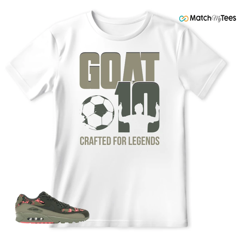 Goat 10-V2 White matching T-shirt T-shirt