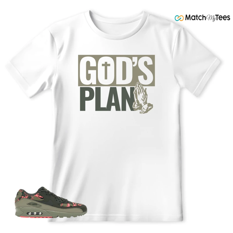 God's Plan White matching T-shirt T-shirt