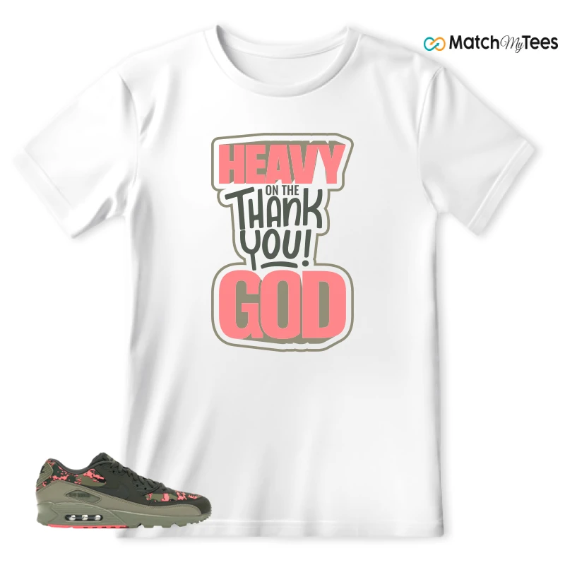 NIKE AIR MAX 90 DIGI CAMO OLIVE SNEAKER Matching Tees t-shirt
