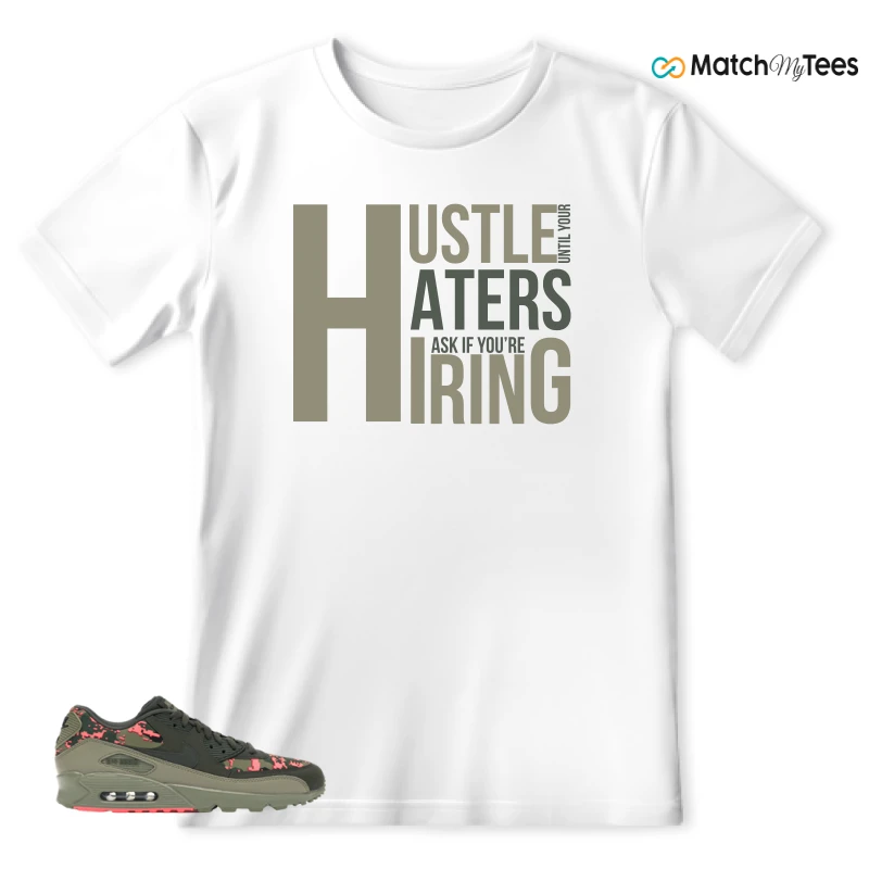 NIKE AIR MAX 90 DIGI CAMO OLIVE SNEAKER Matching Tees t-shirt