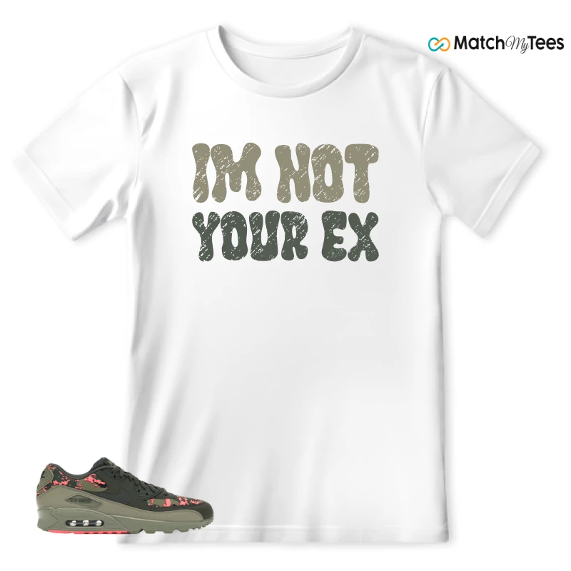 NIKE AIR MAX 90 DIGI CAMO OLIVE SNEAKER Matching Tees t-shirt