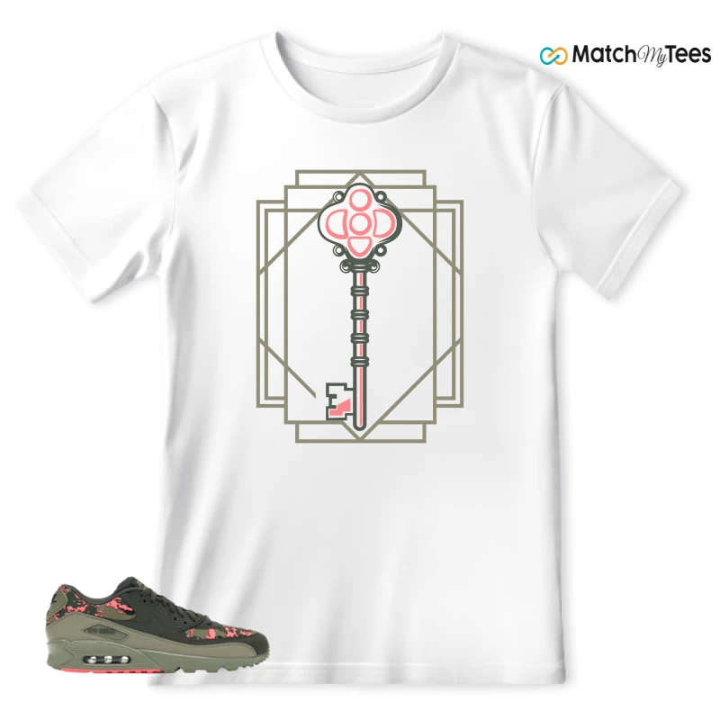 NIKE AIR MAX 90 DIGI CAMO OLIVE SNEAKER Matching Tees t-shirt