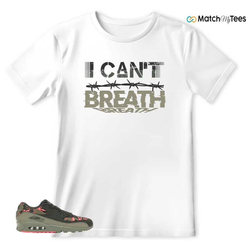NIKE AIR MAX 90 DIGI CAMO OLIVE SNEAKER Matching Tees t-shirt