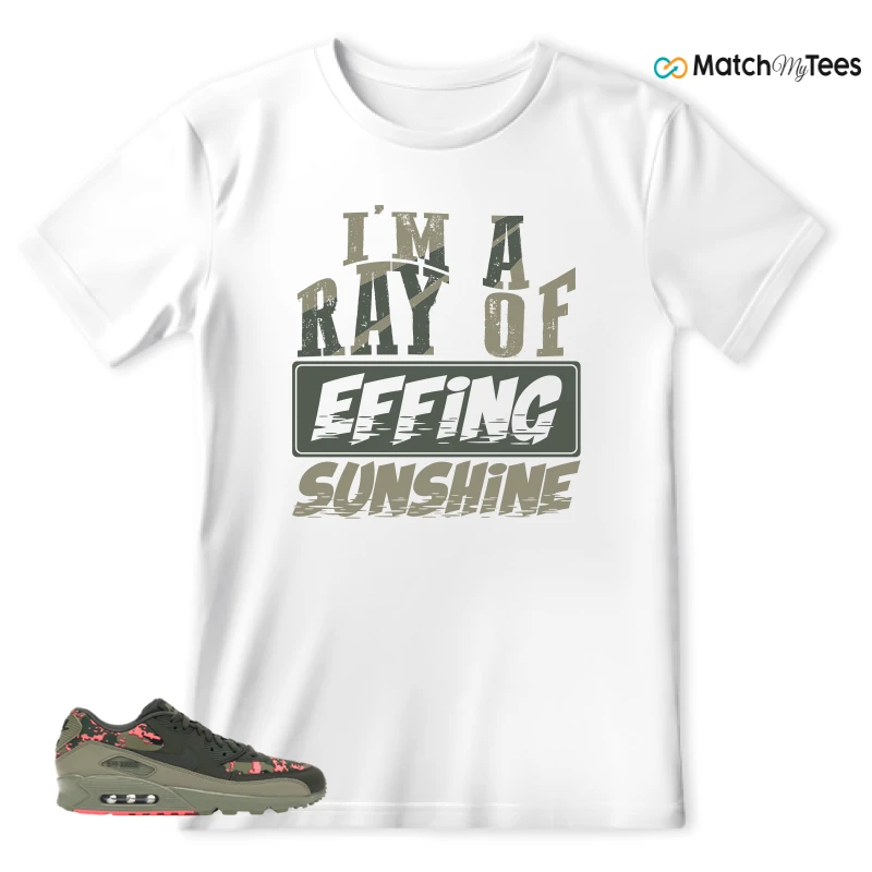 NIKE AIR MAX 90 DIGI CAMO OLIVE SNEAKER Matching Tees t-shirt