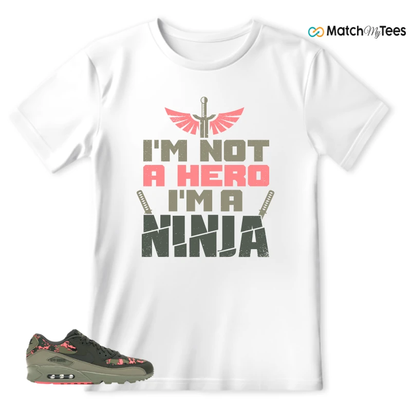 NIKE AIR MAX 90 DIGI CAMO OLIVE SNEAKER Matching Tees t-shirt