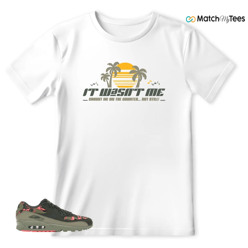 NIKE AIR MAX 90 DIGI CAMO OLIVE SNEAKER Matching Tees t-shirt