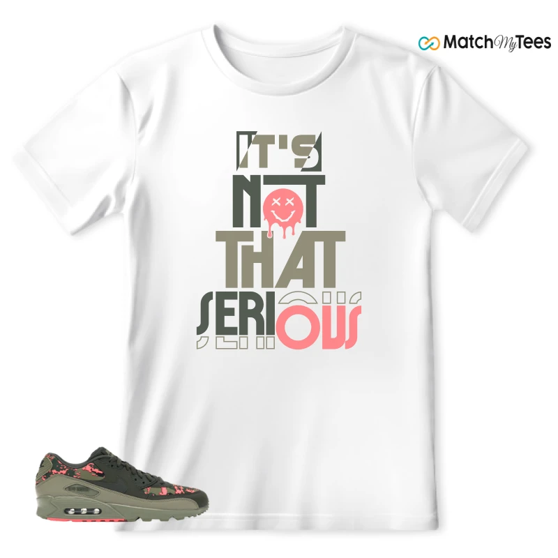 NIKE AIR MAX 90 DIGI CAMO OLIVE SNEAKER Matching Tees t-shirt