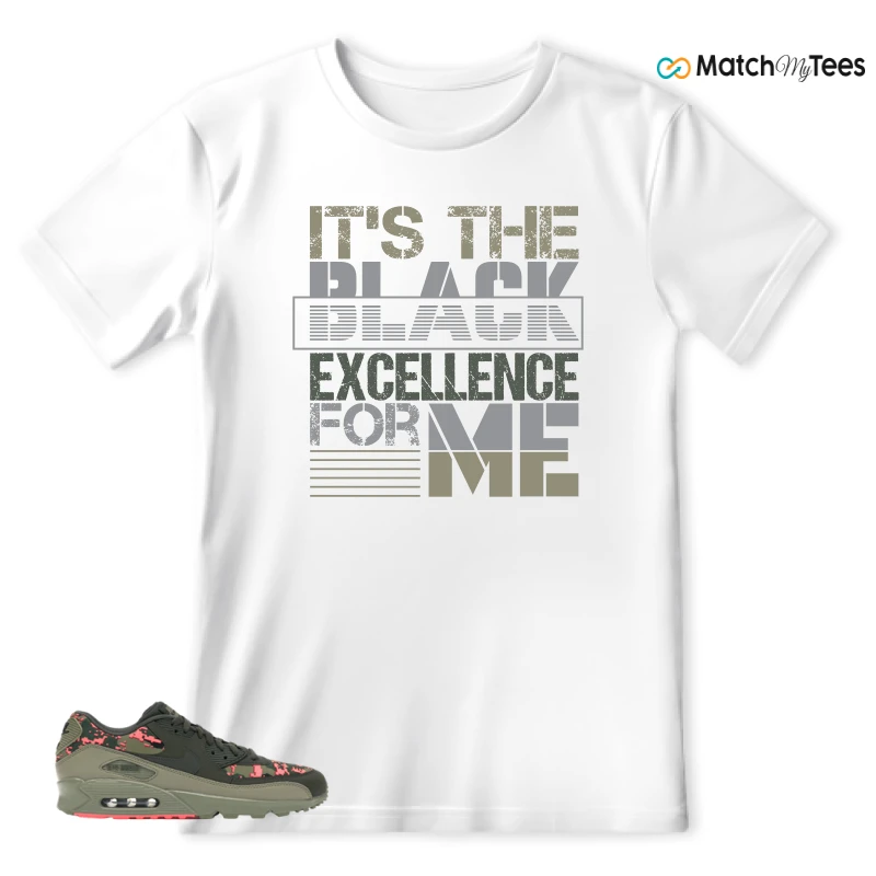 NIKE AIR MAX 90 DIGI CAMO OLIVE SNEAKER Matching Tees t-shirt