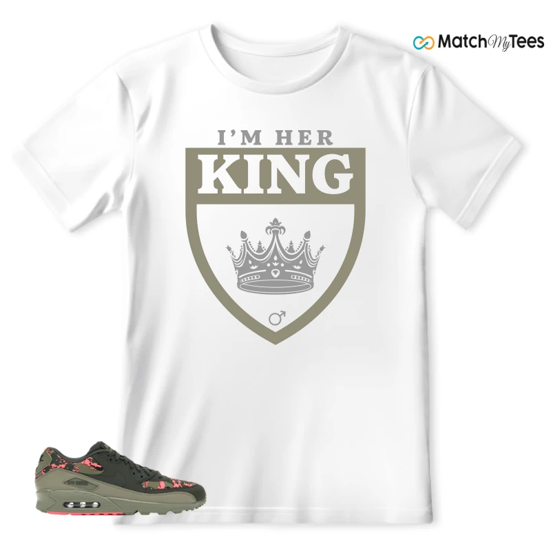 NIKE AIR MAX 90 DIGI CAMO OLIVE SNEAKER Matching Tees t-shirt