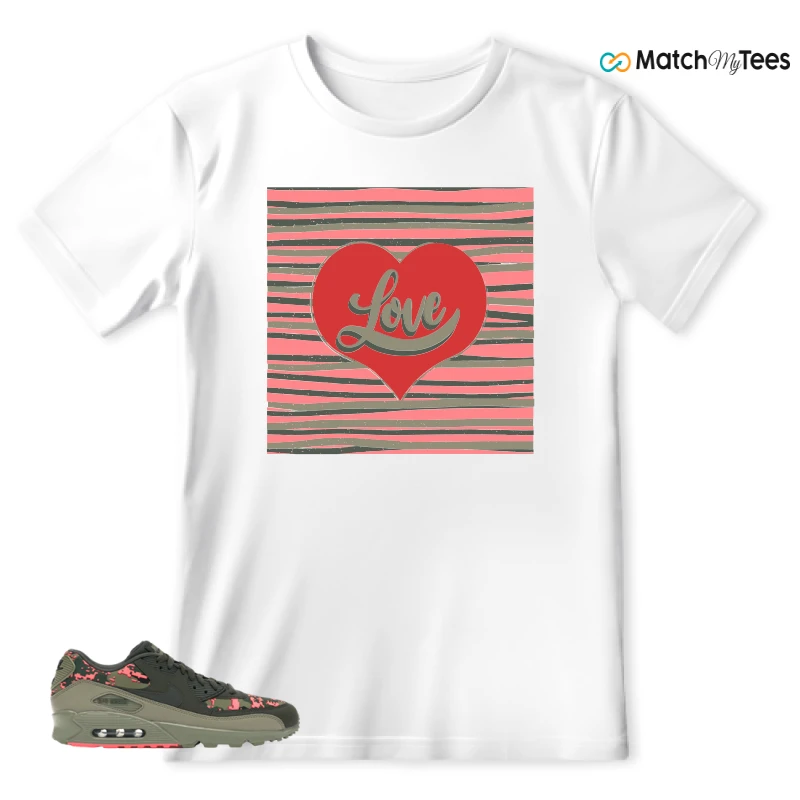 Love White matching T-shirt T-shirt