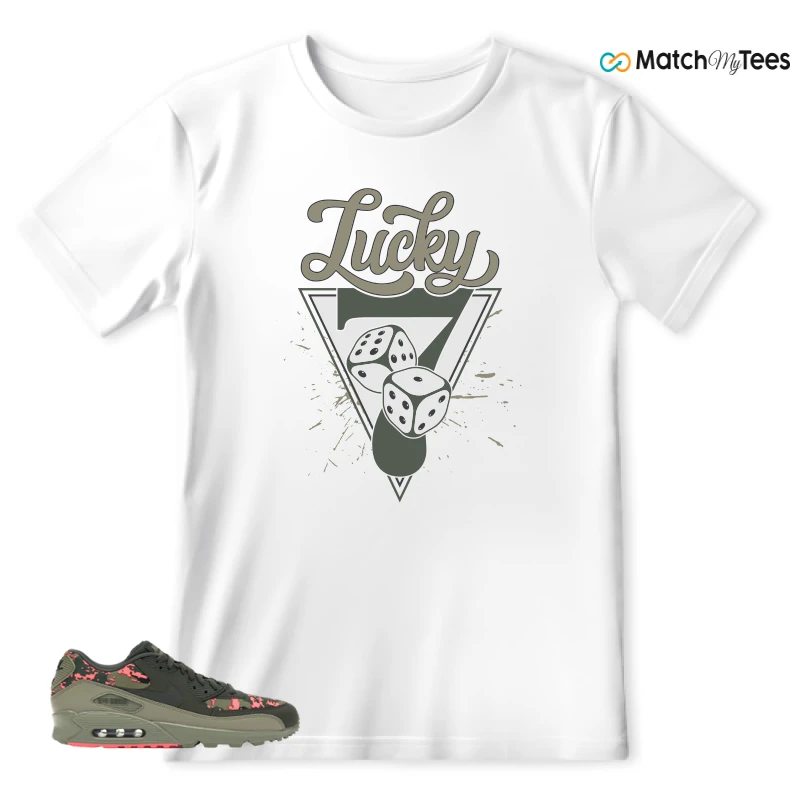 NIKE AIR MAX 90 DIGI CAMO OLIVE SNEAKER Matching Tees t-shirt