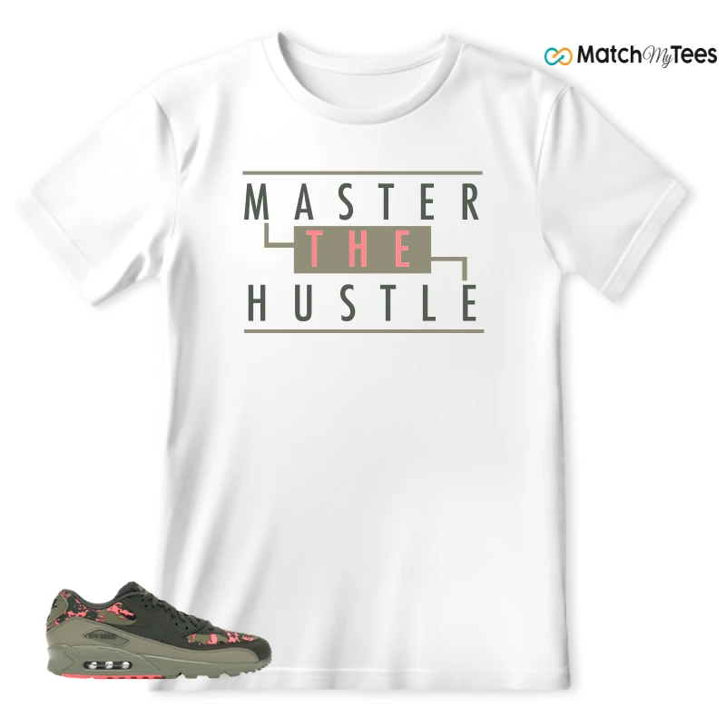 NIKE AIR MAX 90 DIGI CAMO OLIVE SNEAKER Matching Tees t-shirt