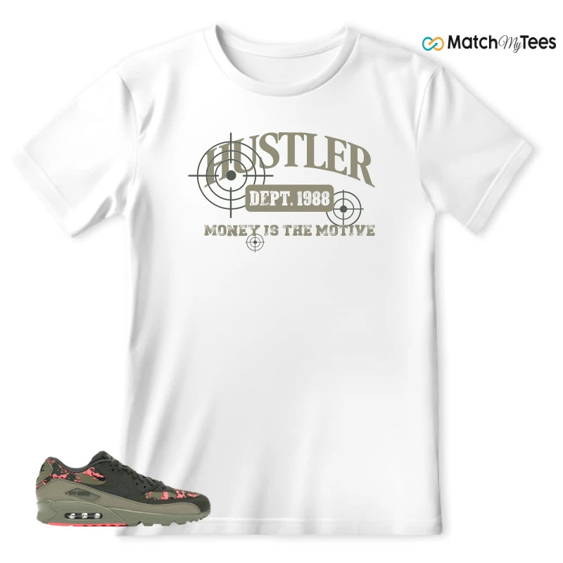NIKE AIR MAX 90 DIGI CAMO OLIVE SNEAKER Matching Tees t-shirt