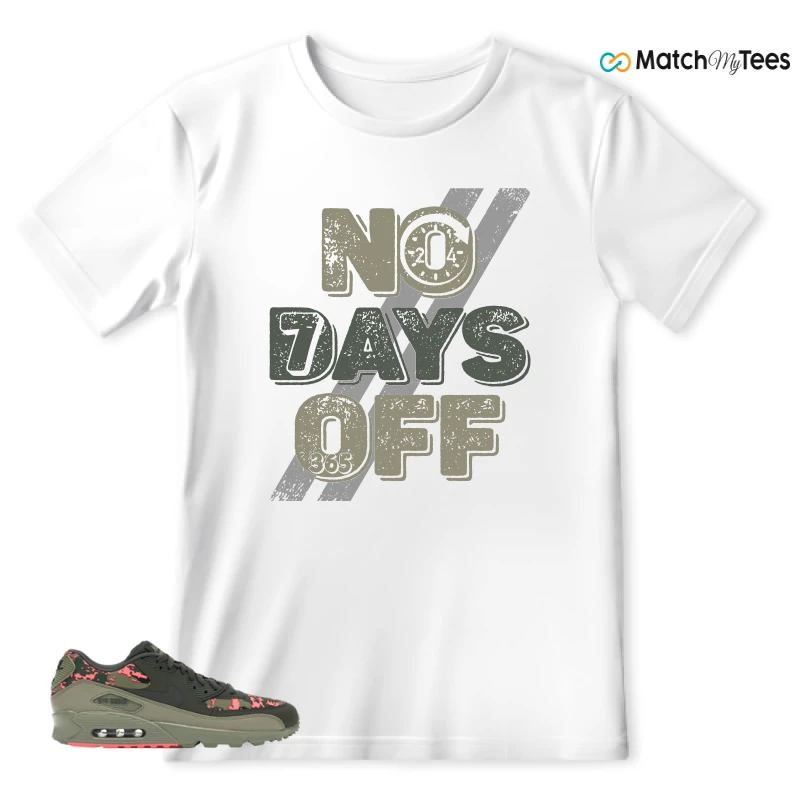 NIKE AIR MAX 90 DIGI CAMO OLIVE SNEAKER Matching Tees t-shirt