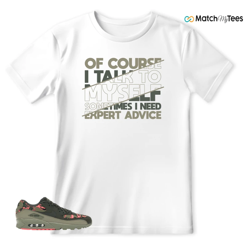 NIKE AIR MAX 90 DIGI CAMO OLIVE SNEAKER Matching Tees t-shirt